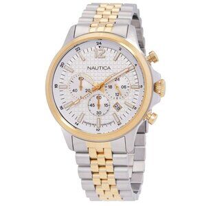 FX04439B NWT Nautica Fashion Men's Quartz Steel Authentic Watch